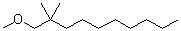 1-Methoxy-2,2-dimethyldecane molecular structure (CAS 7289-42-1)