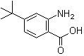 2-Amino-4-tert-butylbenzoic acid molecular structure (CAS 728945-64-0)