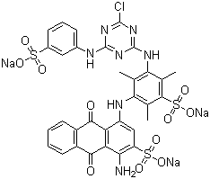 Reactive Blue 49 molecular structure (CAS 72927-99-2)