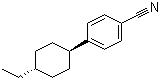 trans-4-(4-Ethylcyclohexyl)benzonitrile molecular structure (CAS 72928-54-2)