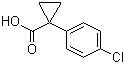 structure of CAS# 72934-37-3, 1-(4-Chlorophenyl)cyclopropanecarboxylic acid;1-(4-Chlorophenyl)cyclopropane-1-carboxylic acid