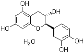 (+/-)-儿茶精分子结构 (CAS 7295-85-4)