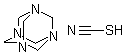 1,3,5,7-Tetraazatricyclo[3.3.1.1(3,7)]decane monothiocyanate molecular structure (CAS 72952-09-1)