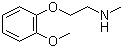 2-(2-Methoxyphenoxy)-N-methylethylamine molecular structure (CAS 72955-82-9)