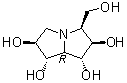 (1R,2R,3S,6S,7S,7aR)-六氢-3-(羟基甲基)-1H-吡咯里嗪-1,2,6,7-四醇分子结构 (CAS 729593-71-9)