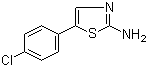 2-氨基-5-(4-氯苯基)噻唑分子结构 (CAS 73040-66-1)