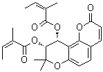 (±)-白花前胡素 B分子结构 (CAS 73069-26-8)