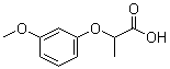 2-(3-Methoxyphenoxy)propanoic acid molecular structure (CAS 7309-52-6)