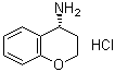 结构式 CAS# 730980-59-3, (R)-色满-4-胺盐酸盐