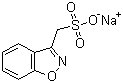1,2-Benzisoxazole-3-methanesulfonic acid sodium salt molecular structure (CAS 73101-64-1)
