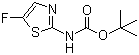 结构式 CAS# 731018-54-5, (5-氟-2-噻唑基)氨基甲酸叔丁酯