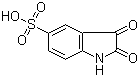 靛红-5-磺酸分子结构 (CAS 7313-70-4)