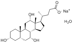 结构式 CAS# 73163-53-8, 胆酸钠水合物
