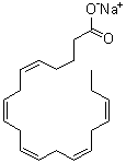 structure of CAS# 73167-03-0, (all-Z)-5,8,11,14,17-Eicosapentaenoic acid sodium salt;(5Z,8Z,11Z,14Z,17Z)-5,8,11,14,17-Eicosapentaenoic acid sodium salt