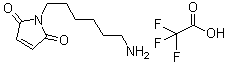 1-(6-Aminohexyl)-1H-pyrrole-2,5-dione 2,2,2-trifluoroacetate molecular structure (CAS 731862-92-3)