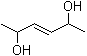 3-己烯-2,5-二醇分子结构 (CAS 7319-23-5)