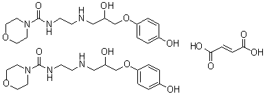 富马酸扎莫特罗分子结构 (CAS 73210-73-8)