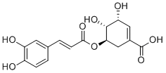 5-咖啡酰莽草酸分子结构 (CAS 73263-62-4)