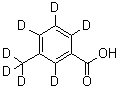 5-(Methyl-d<sub>3</sub>)benzoic-2,3,4,6-d<sub>4</sub> acid molecular structure (CAS 733046-94-1)