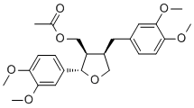 9-O-Acetyl-4,4'-di-O-methyllariciresinol molecular structure (CAS 73354-15-1)