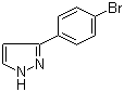 3-(4-溴苯基)-1H-吡唑分子结构 (CAS 73387-46-9)