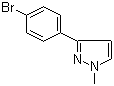 3-(4-Bromophenyl)-1-methyl-1H-pyrazole molecular structure (CAS 73387-51-6)