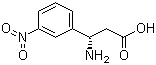 structure of CAS# 734529-57-8, (S)-3-Amino-3-(3-nitrophenyl)propionic acid