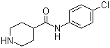 N-(4-氯苯基)哌啶-4-甲酰胺分子结构 (CAS 735258-48-7)
