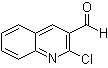 2-氯喹啉-3-甲醛分子结构 (CAS 73568-25-9)