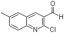 2-Chloro-6-methyl-3-quinolinecarbaldehyde molecular structure (CAS 73568-27-1)