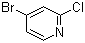 4-Bromo-2-chloropyridine molecular structure (CAS 73583-37-6)