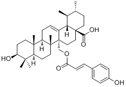 27-对香豆酰氧基熊果酸分子结构 (CAS 73584-67-5)