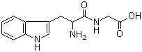 结构式 CAS# 7360-09-0, L-色氨酰甘氨酸