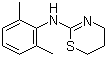 structure of CAS# 7361-61-7, Xylazine;N-(2,6-Dimethylphenyl)-5,6-dihydro-4H-1,3-thiazin-2-amine