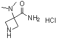 3-(Dimethylamino)-3-azetidinecarboxamide monohydrochloride molecular structure (CAS 736994-13-1)