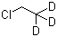 氯乙烷-2,2,2-D3分子结构 (CAS 7371-46-2)