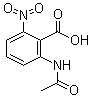 2-(Acetylamino)-6-nitrobenzoic acid molecular structure (CAS 73721-78-5)