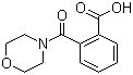 structure of CAS# 73728-40-2, 2-(4-Morpholinylcarbonyl)benzoic acid