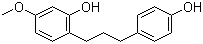 structure of CAS# 73731-87-0, Broussonin A;2-[3-(4-Hydroxyphenyl)propyl]-5-methoxyphenol