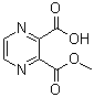 2,3-Pyrazinedicarboxylic acid monomethyl ester molecular structure (CAS 73763-86-7)