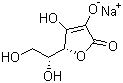 D(+)-Isoascorbic acid sodium salt molecular structure (CAS 7378-23-6)