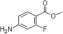 结构式 CAS# 73792-08-2, 2-氟-4-氨基苯甲酸甲酯