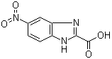 结构式 CAS# 73903-18-1, 5-硝基-1H-苯并咪唑-2-羧酸