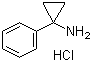 1-Phenylcyclopropanamine hydrochloride molecular structure (CAS 73930-39-9)