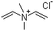 structure of CAS# 7398-69-8, Diallyldimethylammonium chloride;N,N-Dimethyl-N-2-propenyl-2-propen-1-aminium chloride; Diallyl dimethyl ammonium chloride