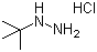 叔丁基肼盐酸盐分子结构 (CAS 7400-27-3)