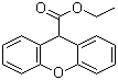 结构式 CAS# 7401-03-8, 氧杂蒽-9-甲酸乙酯