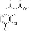 结构式 CAS# 74073-22-6, 2,3-二氯亚苄基乙酰乙酸甲酯