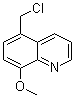 5-(Chloromethyl)-8-methoxyquinoline molecular structure (CAS 740797-41-5)