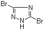 3,5-Dibromo-1,2,4-triazole molecular structure (CAS 7411-23-6)